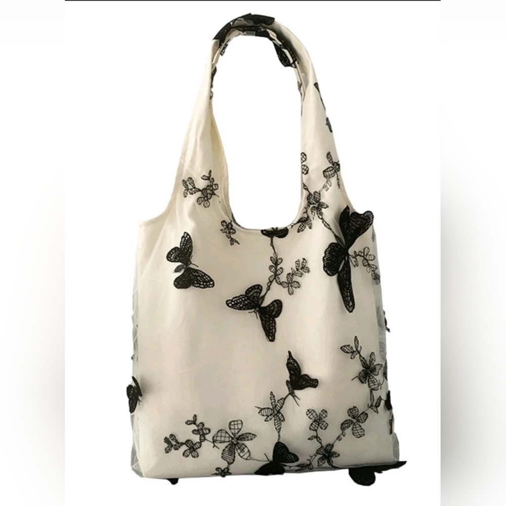Butterfly Embroidered Bag